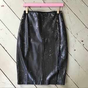 LUSH sequined, pencil skirt.
